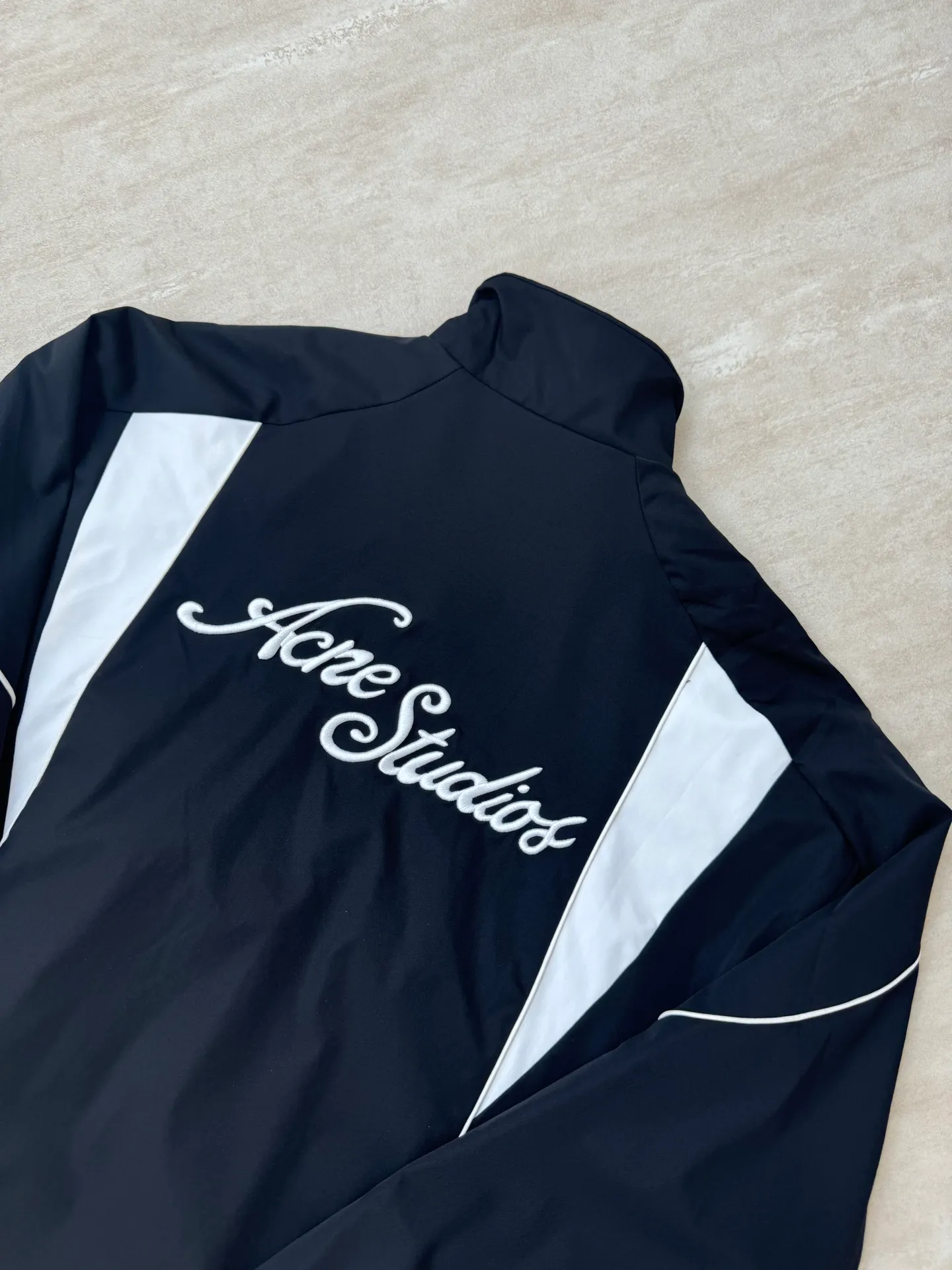 Acne Studios 26SS technical fabric logo embroidered loose jacket size 46/48/50/72